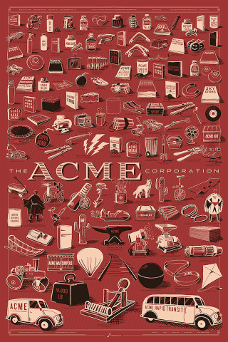 Illustration for article titled Crowdfund Bill Nye's science game, the Showrunners documentary, and a massive poster of Wile E. Coyote's ACME products
